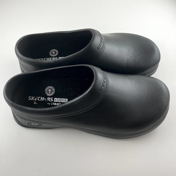 Skechers Men’s Work Slip-on Slip Resistant Casual Clog - Picture 6 of 10